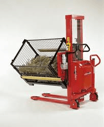 Tilting pallet jack