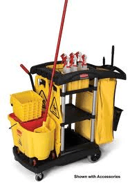 Picking janitor carts