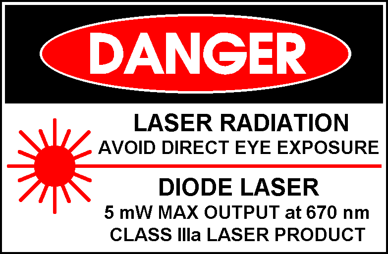 Laser Safety Sign image