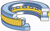 Cylindrical Roller Thrust Bearing Cross-section
