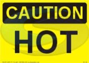 Caution - Hot sign from Seaward Safety