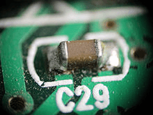 SMT capacitor from Wikipedia
