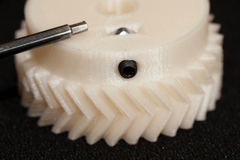 Herringbone Gear with Set Screw