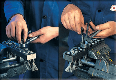 Foundry brush adjustment via SIT Brush
