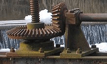 Spiral teeth bevel gear image
