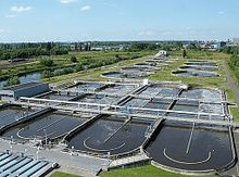 Wastewater Treatment Plant aerial image
