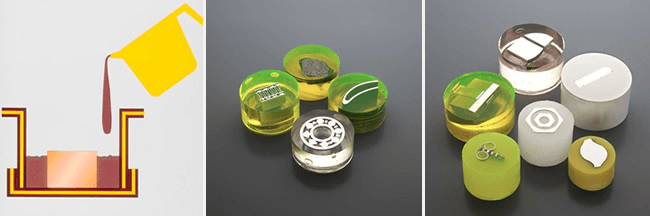 Cold mounting resin from Struers