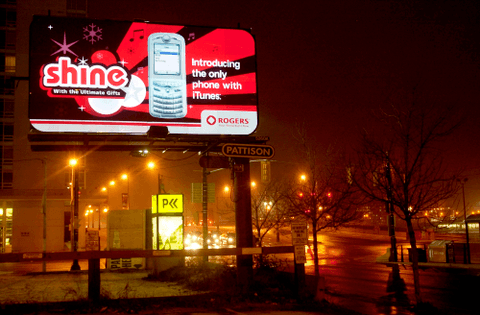 Electroluminescent billboard