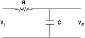 one-pole first-order low pass filter lpf