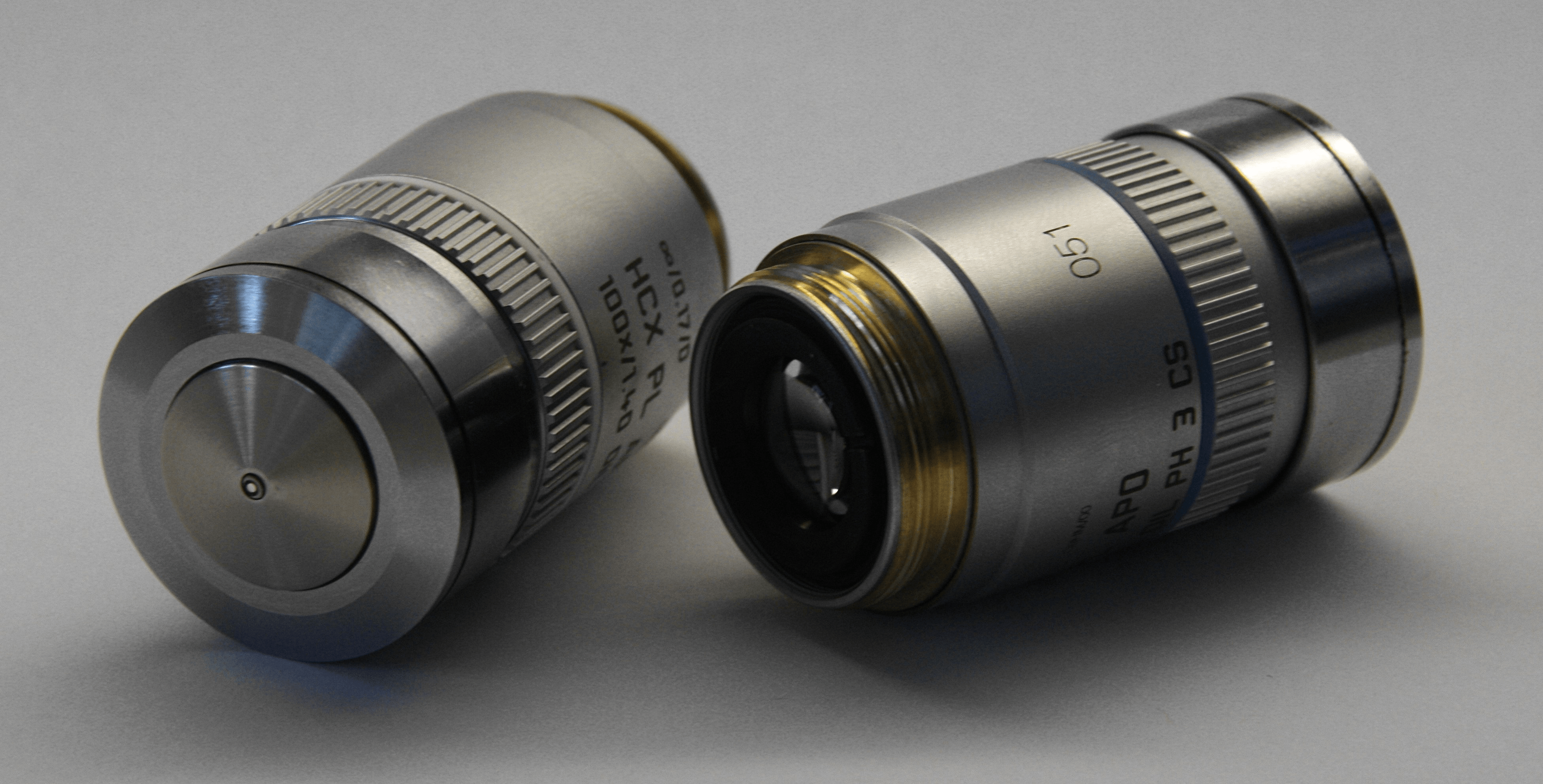 Microscope lenses and objectives