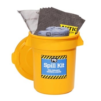 PIG® Spill Kit in 20-Gallon High-Visibility Economy Container