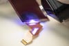 Flexible LED Curable Adhesive with Fluorescent Dye-Image