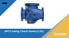 DeZURIK, Inc. - Swing check valve prevents slam and water hammer 