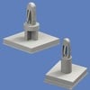 Keystone Electronics Corp. - Adhesive backed Nylon PCB Lock-Fit supports
