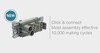 Modular connector; fluid and electrical contacts-Image