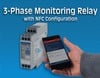 CARLO GAVAZZI Automation Components - 3-Phase Monitoring Relay w/NFC Configuration