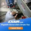 EXAIR - CE Compliant High Lift Reversible Drum Vac 