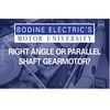 Bodine Electric Company - Video; Right angle or Parallel Shaft Gearing?