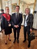 Busch Vacuum Solutions - Ayla Busch meets President Macron