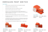 Linemaster Switch Corporation - Linemaster’s signature Hercules foot switch 