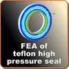 Teflon high pressure gear pump shaft seal-Image
