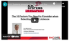 A.H. Systems Inc. - Consider these factors when selecting an antenna