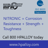 High Performance Alloys, Inc. - Nitrogen strengthened stainless steel NITRONIC