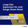 meviy - Large Size Expansion for Inch Gauge Sheet Metal