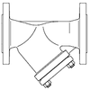 Y-Pattern Strainer with Flanges-Image