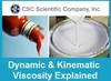 CSC Scientific Company, Inc. - Difference Between Dynamic & Kinematic Viscosity?