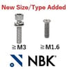NBK America LLC - Clean Titanium Fasteners :M1.6-M10