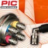 PIC Wire & Cable - Coaxial Connector Saves Space & Time