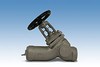 Stop Valve with bellows seal. Maintenance-free.-Image