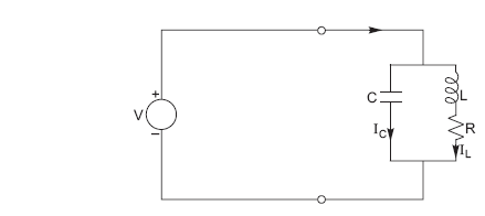 FIGURE 12.17 Parallel resonant circuit.