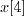 $x[4]$