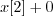 $x[2]+0$