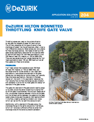 DeZURIK Hilton Bonneted Knife Gate Valve-Image