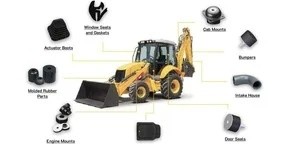 Essential Rubber Parts for Construction Machinery-Image
