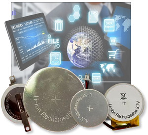 Rechargeable Coin Cell Batteries Offer Highest mAh-Image