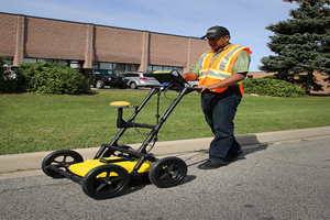 Georadar with GPS for Underground Utility Location-Image