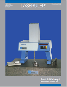 For vertical measuring of precision parts from Pratt & Whitney ...