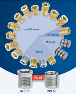 Aluminum Press-In Inserts - Threaded Inserts-Image