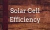 Solar Cell Efficiency-Image
