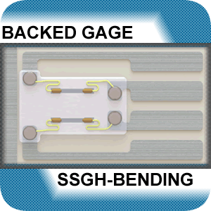 Backed Semiconductor Strain Gauges -Image