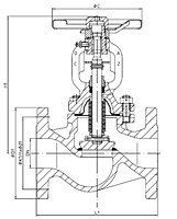 ANSI Plus Stop Valves with Class 150 Flanges-Image