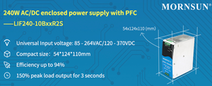 240W AC/DC DIN-Rail power supply LIF240-10BxxR2S-Image