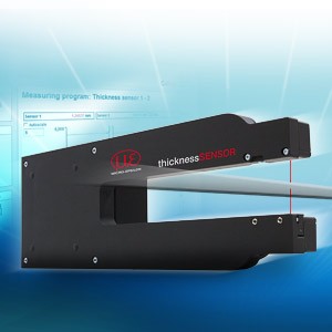 Laser-optical thickness measurement-Image