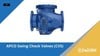 Swing check valve prevents slam and water hammer-Image
