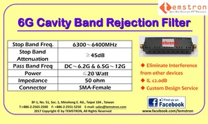 6G Cavity Band Rejection Filter – Made in Taiwan-Image