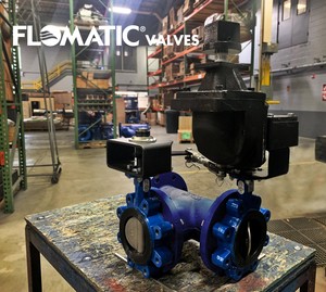 Tailor-made NSF61 Approved 3-Way Butterfly Valve -Image